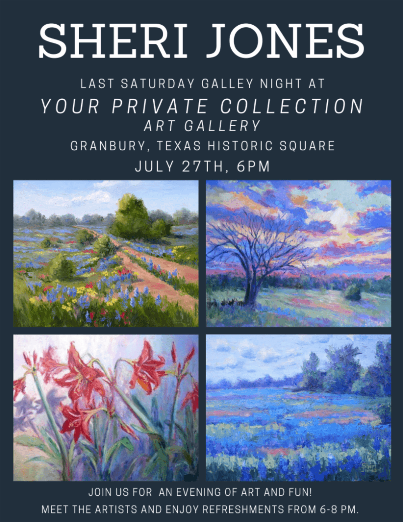 Last Saturday Gallery Night in Granbury July 27: Sheri Jones