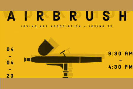 AIRBRUSH 101 Workshop April 4 with Justin Burns