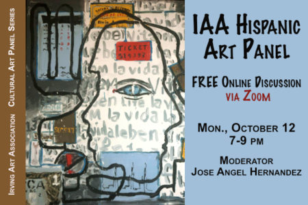 IAA Hispanic Art Panel Discussion October 12 FREE via Zoom