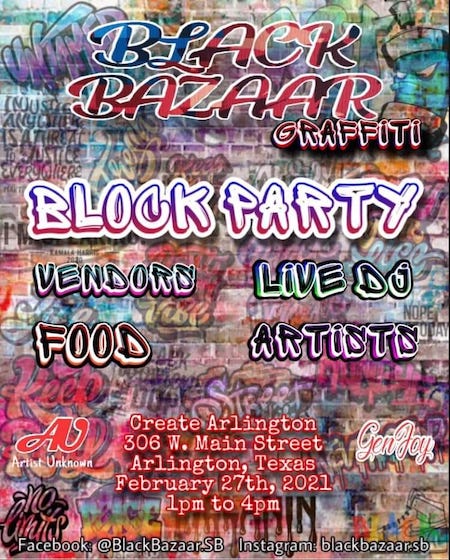 Black Bazaar Block Party Feb. 27