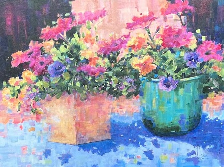 LGAA’s March 17th Sheri Jones Workshop: Paint with Color (Acrylics)