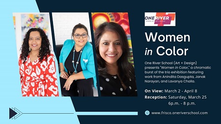 Women in Color – Art exhibition at One River School Frisco