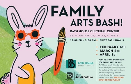 Family Arts Bash! @ Bath House Cultural Center