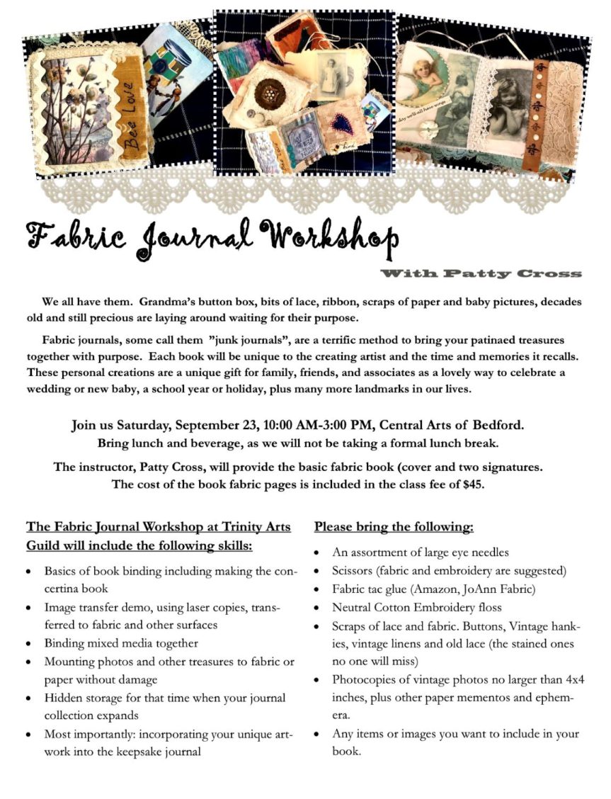 Fabric Journal Workshop